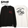 Schott LS MESSAGE HENEYNECK T-SHIRT 3113201画像