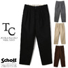 Schott TC DOUBLE PLEATED WIDE PANTS 3116037画像