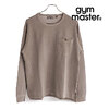gym master ピグメントリップルP付きロンTee モカブラウン G533695画像