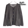 gym master ピグメントリップルノーカラーカーデ ブラック G733602画像