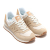 new balance ML574AA2 BEIGE/WHITE画像