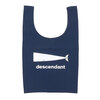 DESCENDANT 21AW CACHALOT MARKET TOTE NAVY 212NTDS-CG01画像