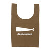 DESCENDANT 21AW CACHALOT MARKET TOTE BEIGE 212NTDS-CG01画像