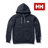 HELLY HANSEN HH Logo Full-zip Sweat Hoodie DEEP NAVY HE32160画像