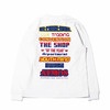 atmos RACING LOGO LS TEE WHITE MAT21-A031画像