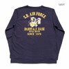 STUDIO D'ARTISAN PRINT LONG SLEEVE T-SHIRT "S.D.AIR FORCE" 8044A画像