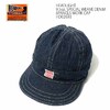 HEAD LIGHT 9.5oz. SPECIAL WEAVE DENIM 6PANELS WORK CAP HD02693画像