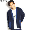 FDMTL FLEECE CARDIGAN NAVY画像