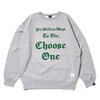 APPLEBUM Choose One Crew Sweat H.GREY画像