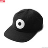 OBEY BLOCK 6 PANEL STRAPBACK (BLACK)画像