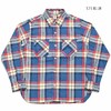 SUGAR CANE TWILL CHECK L/S WORK SHIRT SC28742画像
