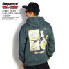 Sequence by B-ONE-SOUL TOM and JERRY COMIC PRINT PULLOVER PARKA -D.GREEN- T-1770905画像