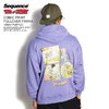 Sequence by B-ONE-SOUL TOM and JERRY COMIC PRINT PULLOVER PARKA -GRAY PURPLE- T-1770905画像