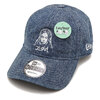 NEW ERA X-girl 9THIRTY Easy Snap キャップ WASHED DENIM 12860645画像