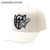 YOSHINORI KOTAKE DESIGN × BEAMS GOLF CORDUROY CAP WHITE画像