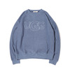 UGG リバースロゴ刺繍 クルーネック トップス BLUE 21AW-RUGTP02画像