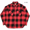 SUGAR CANE TWILL CHECK L/S WORK SHIRT SC28738画像