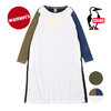 CHUMS W CHUMS Logo L/S T-Dress CH18-1180画像