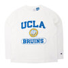 Champion MADE IN USA T1011 RAGLAN LONG SLEEVE T-SHIRT UCLA WHITE C5-U404-010画像