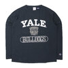 Champion MADE IN USA T1011 RAGLAN LONG SLEEVE T-SHIRT YALE UNIVERSITY NAVY C5-U406-370画像