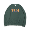 FILA LOGO Crewneck Shirt GREEN FS3077-26画像
