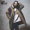 GLIMCLAP Patchwork design hoodie coat 11-034-GLA-CB画像