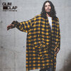 GLIMCLAP viyella material plaid gown-ish shirtcoat 11-047-GLA-CB画像