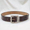 THE FLAT HEAD FN-BE-L004 UK SADDLE LEATHER GARRISON BELT画像