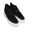 Clarks Desert Boot221 Blk/White BLACK/WHITE 26162424画像