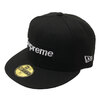 Supreme 21FW No Comp Box Logo New Era BLACK画像