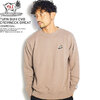 The Endless Summer TES TURN BUHI EMB CREWNECK SWEAT -CHARCOAL- FH-1774313画像