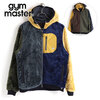 gym master リバーシブルボア×タスロンフードJKT チャコール/ネイビーCRZ G802365-98画像