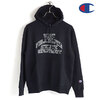 Champion HOODED SWEATSHIRT BLACK C3-U113-090画像