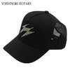 YOSHINORI KOTAKE DESIGN × BARNEYS NEWYORK BLACK LINE THUNDER BOLT RHINESTONE MESH CAP BLACK画像