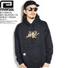 reversal rvddw BOTANICAL BIG SILHOUETTE SWEAT PARKA -BLACK- RV21AW203画像
