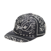 atmos × ELEPHANT BRAND BANDANA 6 PANEL CAP BLACK MAT21-A015画像