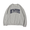 atmos x ELEPHANT BRAND NEWYORK CREW SWEAT GRAY/NAYV MAT21-A013画像