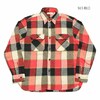 SUGAR CANE FICTION ROMANCE 8.5oz. WINDOW CHECK WORK SHIRT with MARBLE BUTTON SC28752画像