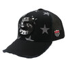 YOSHINORI KOTAKE STAR柄 5LOGO MESH CAP BLACK画像