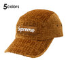 Supreme 21FW Velvet Pattern Camp Cap画像