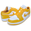 NIKE AIR JORDAN 1 LOW white/pollen 553558-171画像