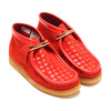 Clarks Wallabee Boot Red Woven 26160197画像