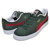 PUMA SUEDE CLASSIC XXI GRN GABLES-INTENSE RED-P 374915-31画像