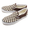 VANS CHECKERBOARD CLASSIC SLIP-ON RAIN DRUM/TRUE WHITE VN000XG88M8画像