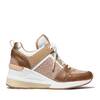 MICHAEL KORS GEORGIE TRAINER DARK COPPER 43F1GEFS1D3013画像