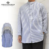 GRAVYSOURCE STRIPE GRANDPA SHIRT GS22-HSH02画像