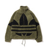 adidas SHERPA JACKET FOCUS OLIVE HC0326画像