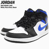 NIKE JORDAN AIR JORDAN 1 MID White/Racer Blue/Black 554724-140画像