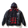 Kinetics REMAKE HOODED JACKET BLACK KSRM032画像