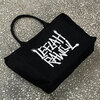 LEFLAH G-SPRAY LOGO CANVAS ZIP TOTE BAG画像